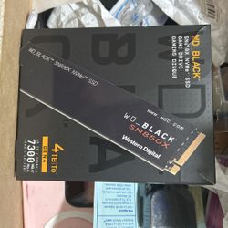 WD black Ssd 4tb
