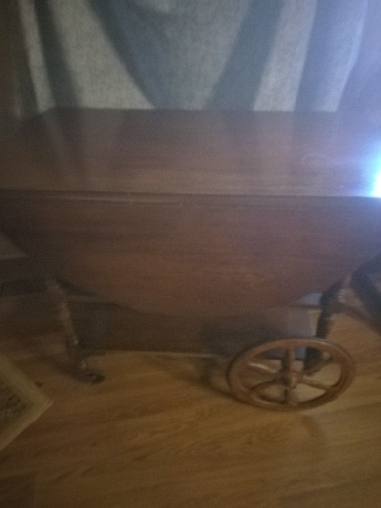Antique Tea Cart.