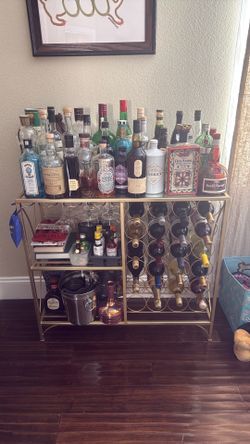 Pier 1 Gold Bar Cart