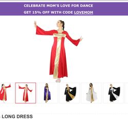 Lyrical Praise Worship Dance Gown 