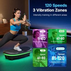 CV55 Curved 4D Low-Impact Vibration Plate
