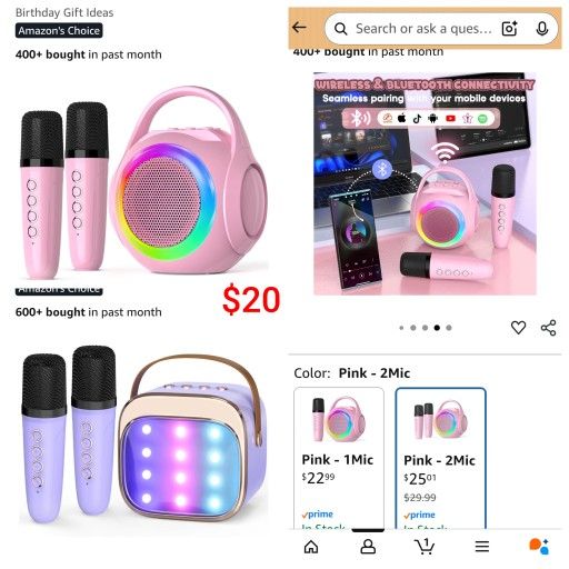 Mini Speaker With 2 Microphones