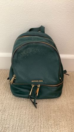 Green Michael Kors small backpack
