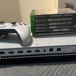 Xbox One X Including Controller And Games