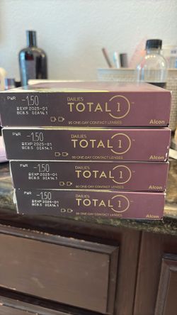 Alcon Dailies Total ONE 4 Boxes -1.5