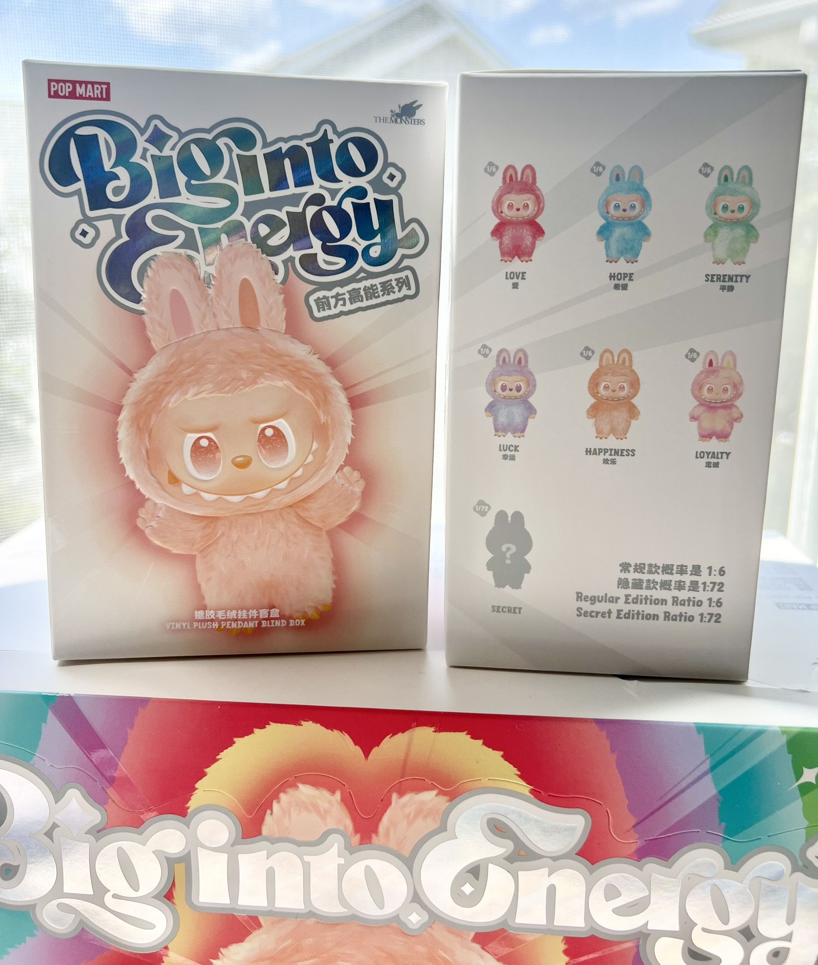 Authentic POP MART The Monsters Big Into Energy Series Vinyl Plush Blind Box