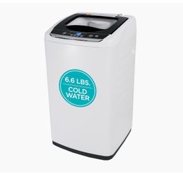 BLACK+DECKER 0.9 Cu. Ft. Portable Washer, 6.6 lb. Capacity, BPWM09W, White