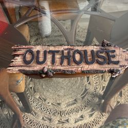 OUTHOUSE SIGn