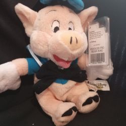 Fiddler Pig Bean Bag Plush