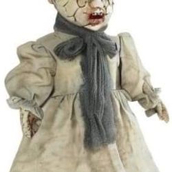 Halloween Forgotten Doll with Sound Scary Creepy