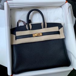 Authentic Hermes Birkin 25 togo