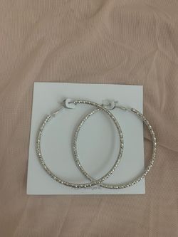 Silver hoops