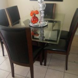 Bonito Comedor Vidrio 6 Sillas