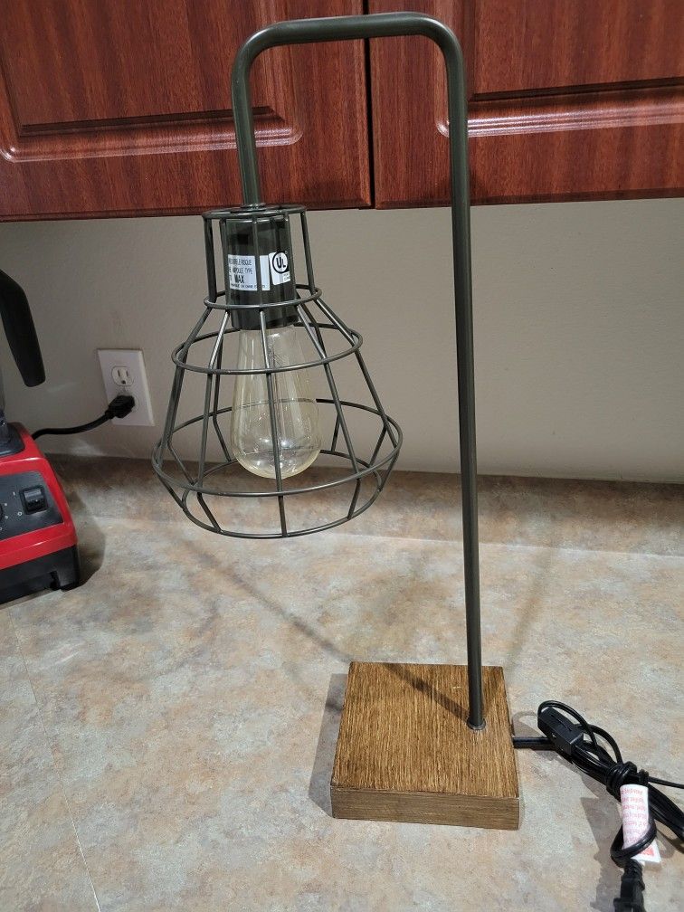 Desk Lamp And Clock