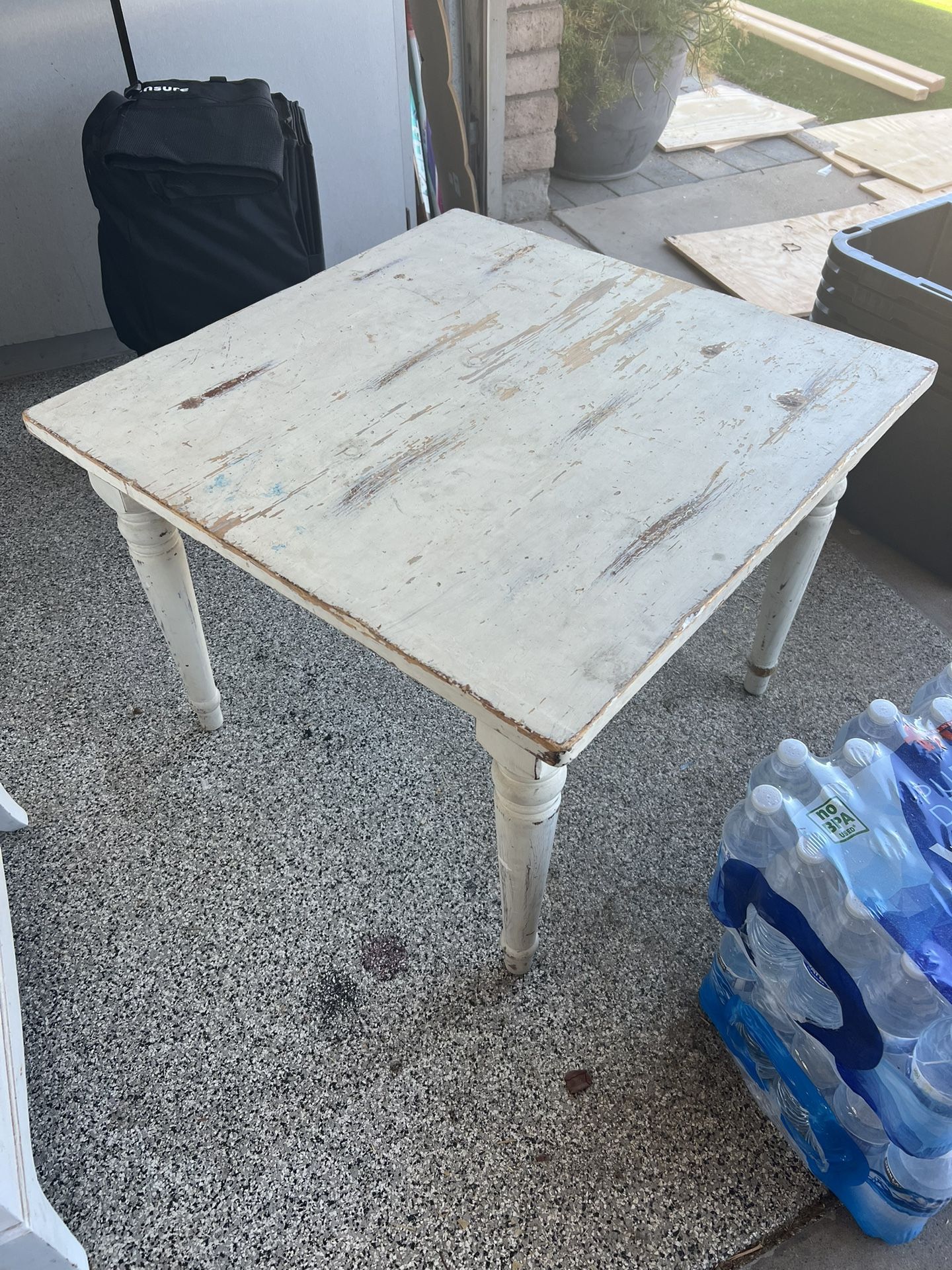 Small Table Distressed