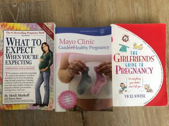 3 Pregnancy Books Mayo Clinic-what To Expect-girlfriends Guide To Pregnancy