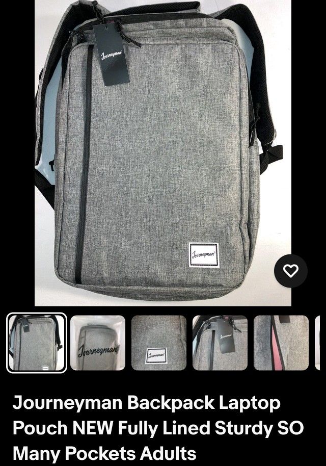 Brand New Journeyman Backpack And Duffel Bag