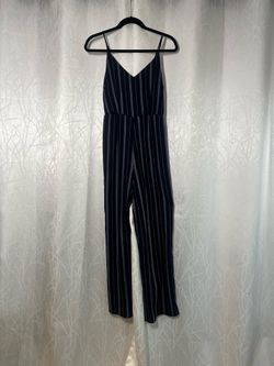 Navy & White Jumpsuit
