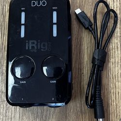 IK MULTIMEDIA IRIG PRO DUO I/O AUDIO INTERFACE 