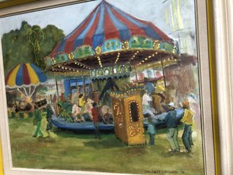 Original Lois Foley Whitcomb Painting 1975 