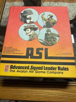 Advanced Squad Leader Rules - The Avalon Hill Game Company