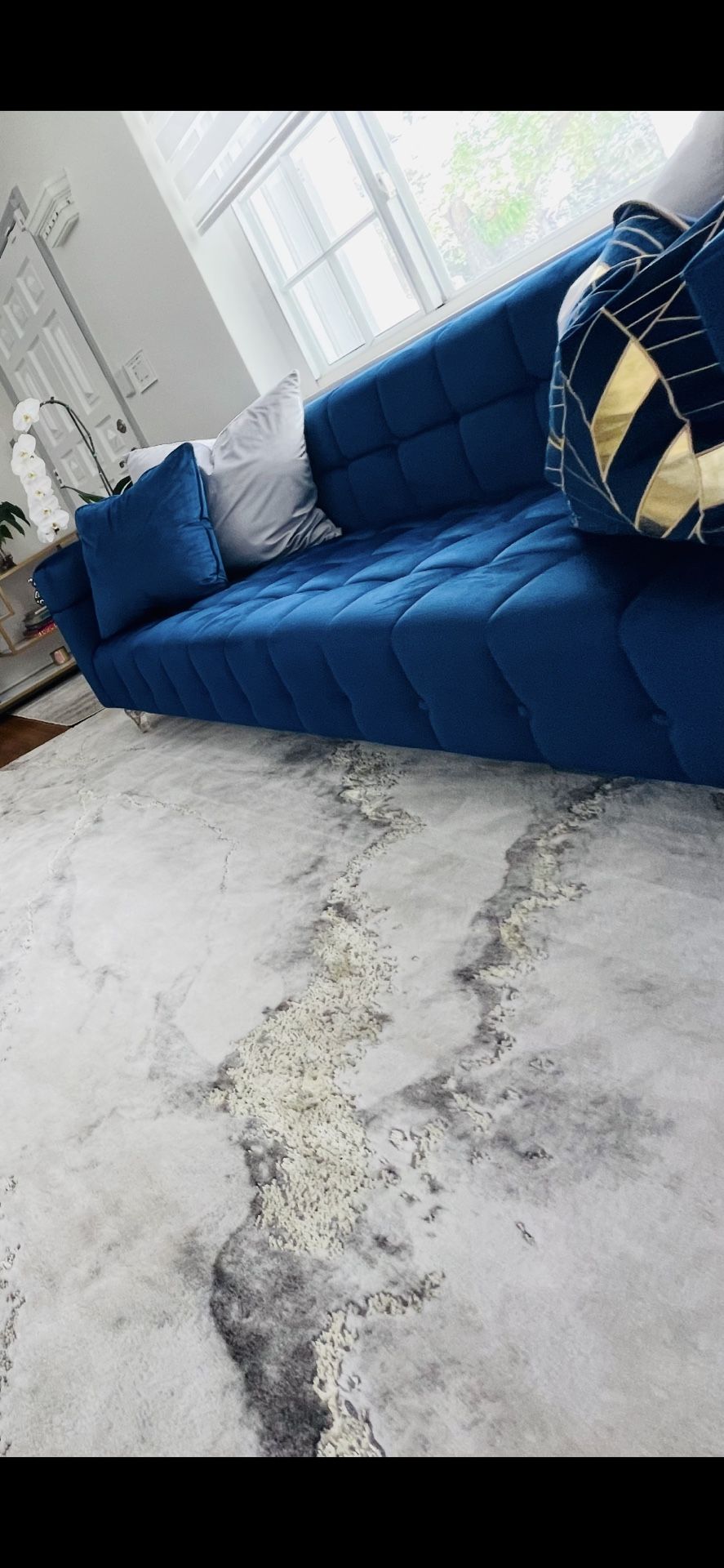 Blue Velvet sofa