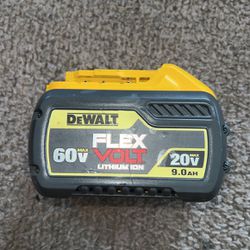 DeWalt 60v 9.0 Ah Flexvolt. Don’t Work On 60v Tools. Works Good On 20v Tools 