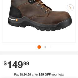 Carhartt

Men's Rugged Flex 6'' Work Boots - Composite Toe - Brown Size 8.5(M)

