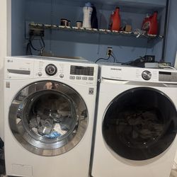 LG 4.5–5.0 cu. ft. Front Load Washer with Direct Drive & SmartDiagnosis