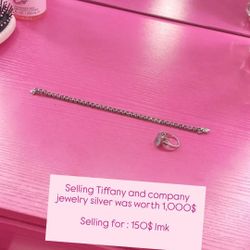 Tiffany &Co. Silver Bracelet And Ring