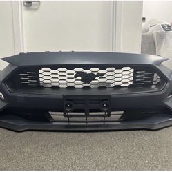 For 2018 2019 2020 2021 Ford Mustang Front Bumper Assembly Grille Kit