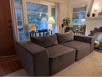 Modular Sofa - Gray, extra deep