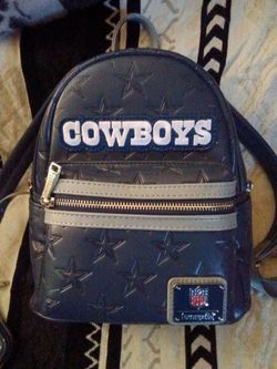 Loungefly Dallas Cowboys Mini Backpack and Wallet