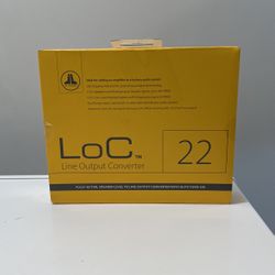 JL Audio Line Output Converter 2 Channel Loc-22 Brand New In Box