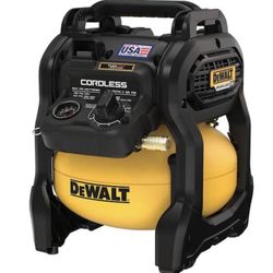 Brand New In A Box DEWALT 2.5 Gal. 140 psi Portable 20-Volt Cordless Air Compressor with Flexvolt Advantage (Tool-Only)