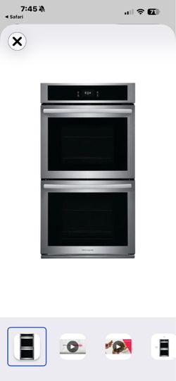 NEW FRIDGIDARE 27” DOUBLE WALL OVEN WITH A 3 YEAR EXTENDED WARRANTY FULLY TRANSFERABLE 8/20/26