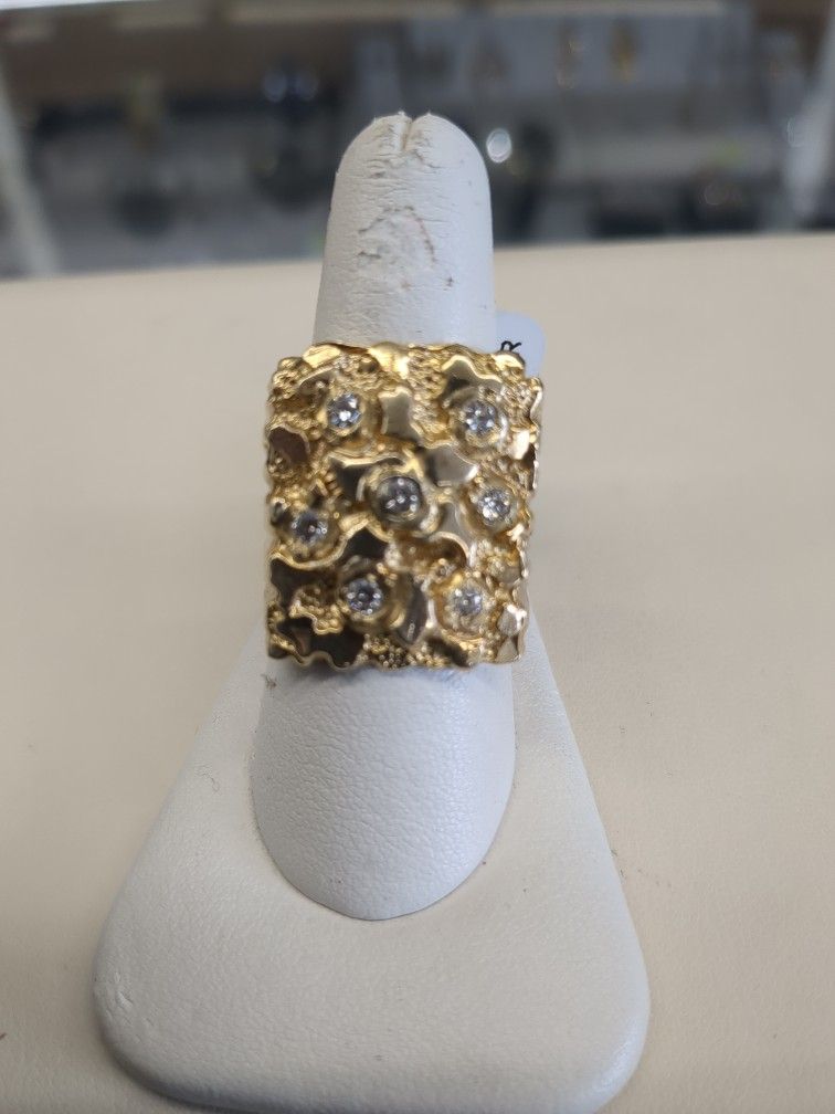 10k Solid Gold Nugget Rings Grams Size Layaway Available 10 - Main Image