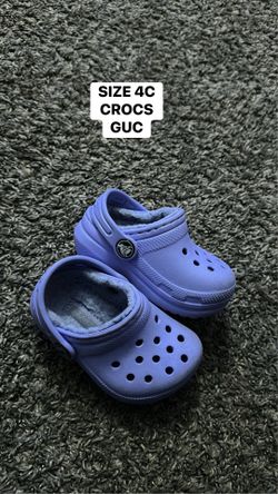 Baby Purple Crocs Size 4C