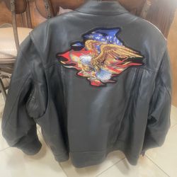 5X Leather Jacket Great Biker Jacket 