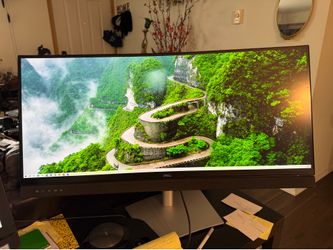 Dell C3422WE 34.1" WQHD Curved Screen Edge WLED LCD Monitor - 21:9 - Platinum Silver, Platinum Silver