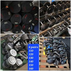 Dumbbells,  Kettlebells  And Other Commercial Gym Equipment 