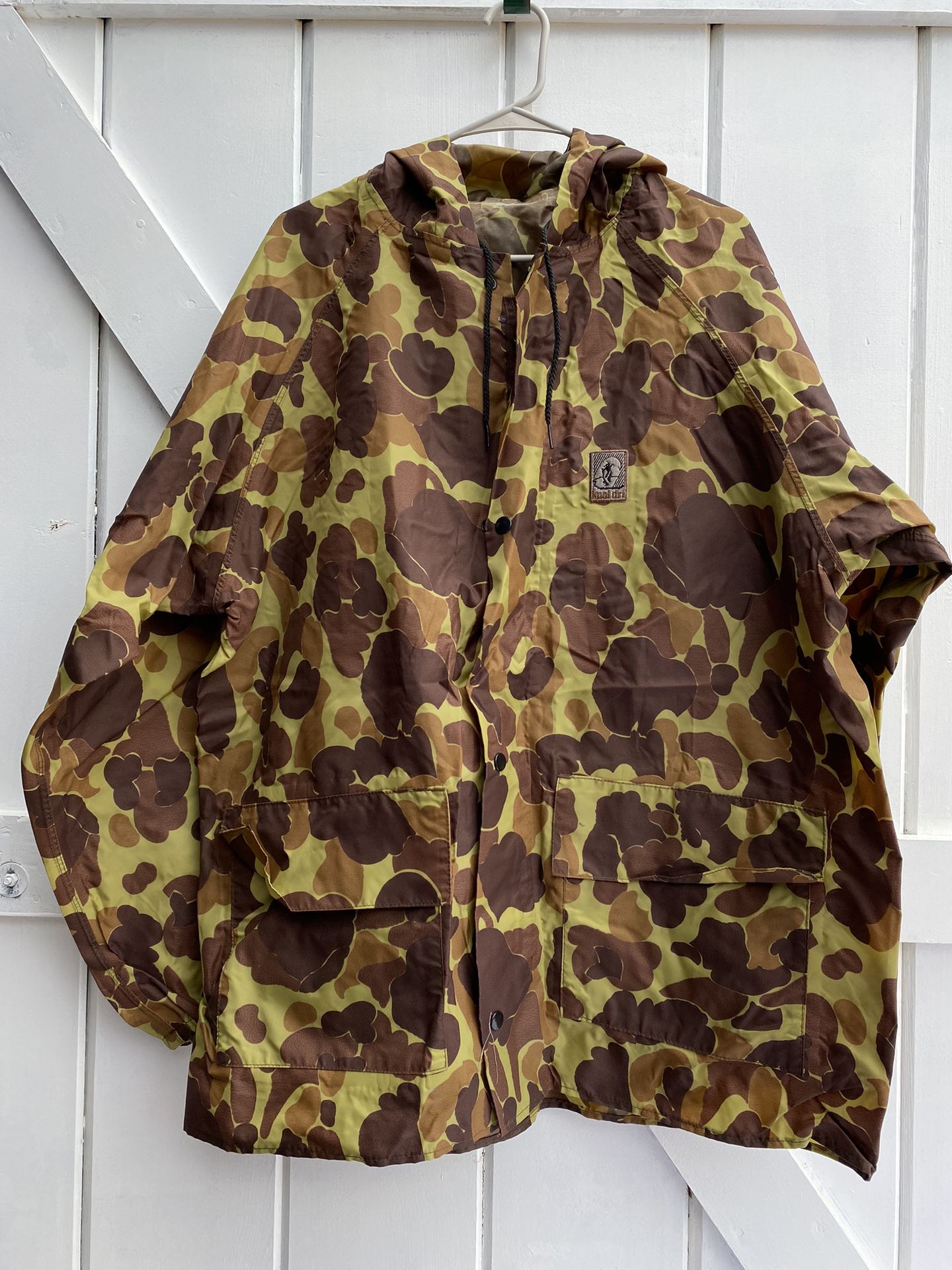 Vintage Kool Dri Sports Rainwear Camo Jacket Size XXL Made in USA
