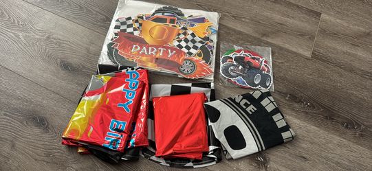 Birthday Party Supplies - Monster Trucks All The Pieces You See For 6.00