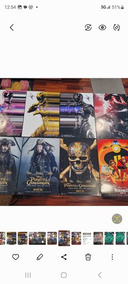 Movie posters. Assorted sizes