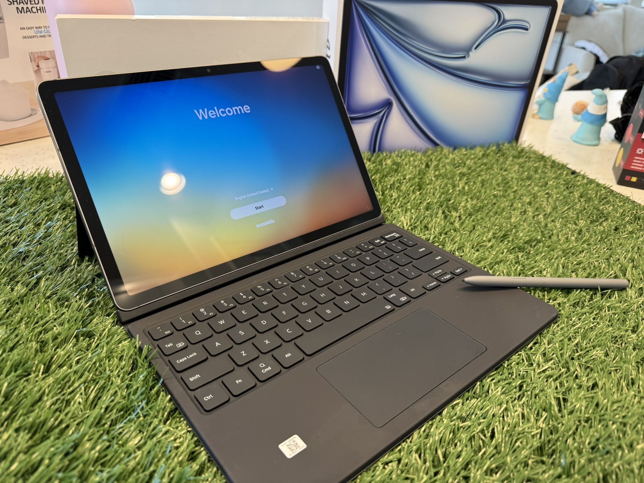 Samsung Tab S9 FE + Samsung Keyboard Case + Jetech Book Cover Case