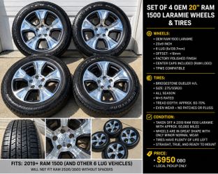 OEM Ram Rims and Tires