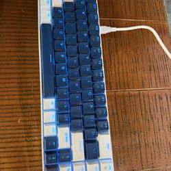 MageGee Portable 60% Mechanical Gaming Keyboard, MK-Box LED Backlit Compact 68 Keys Mini Wired Offic