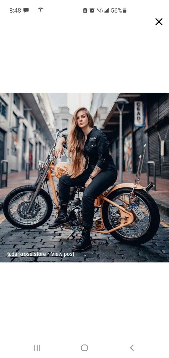 Dark Rose Motorcycle JUMPER