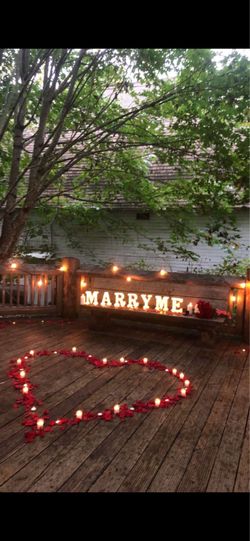 “Marry Me” Letters