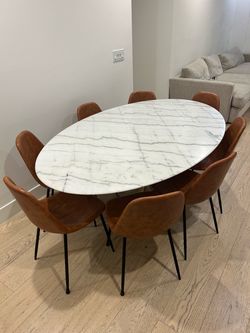 Faux Leather Dining Chairs